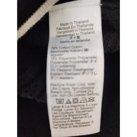 NWT Madewell Mixed-Stitch Sleeveless Sweater Classic Black/White XL - Picture 10 of 12